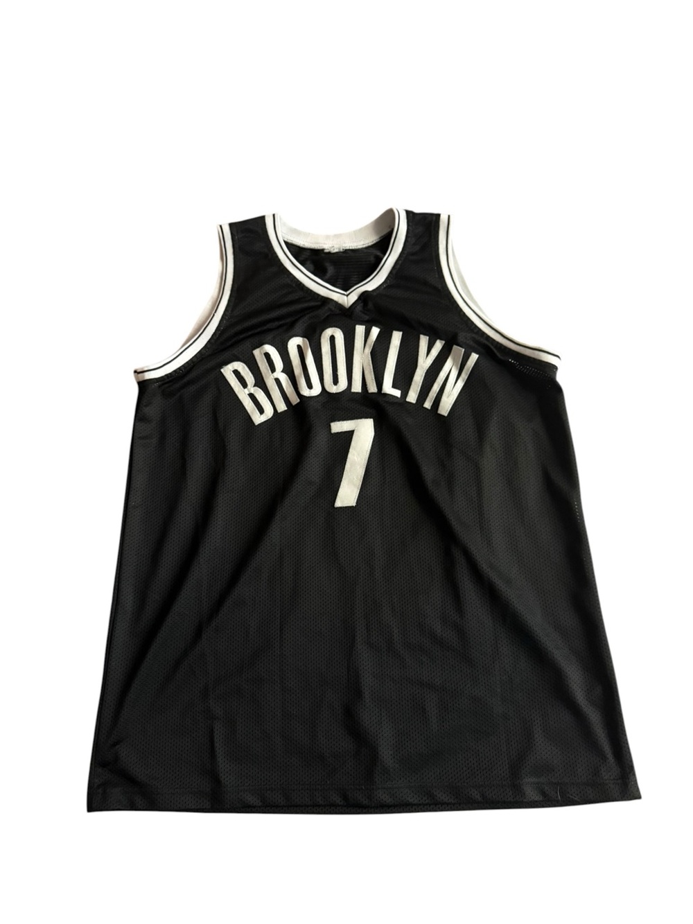 Brooklyn Black Men's Basketball Jersey - Number shake milton